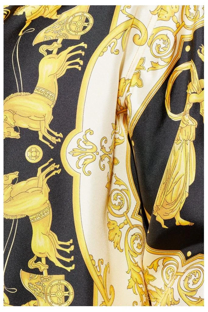 Versace Versace Pattern-Printed Long-Sleeved Shirt 5