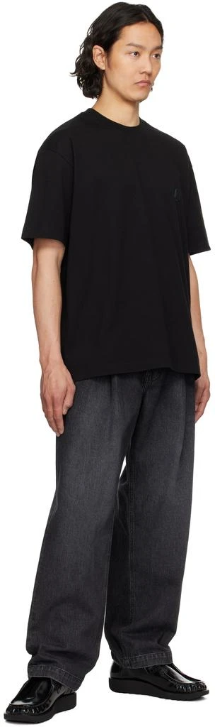 Solid Homme Black Snow Mountain Back Logo T-shirt 4