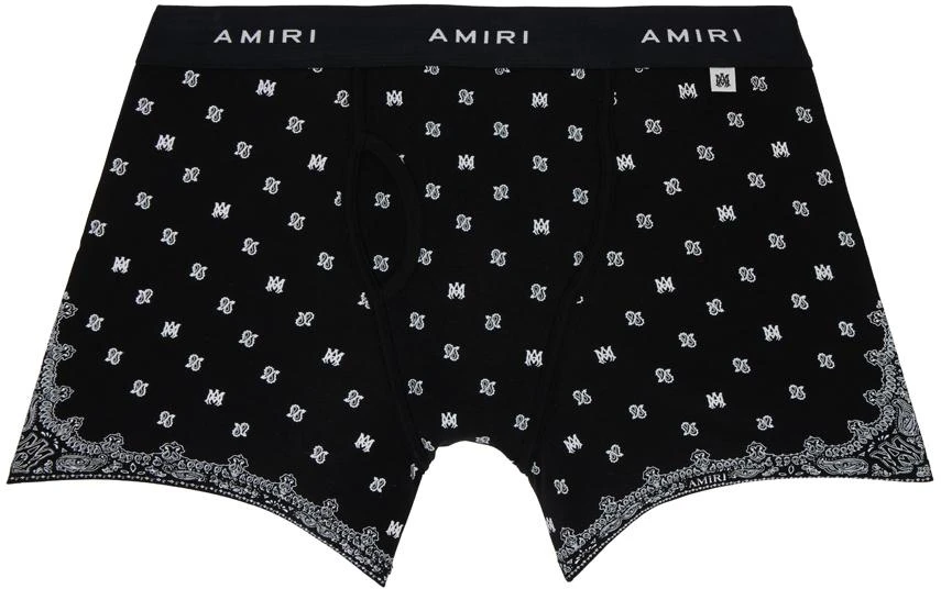 AMIRI Two-Pack Black MA Paisley Boxer Briefs 2