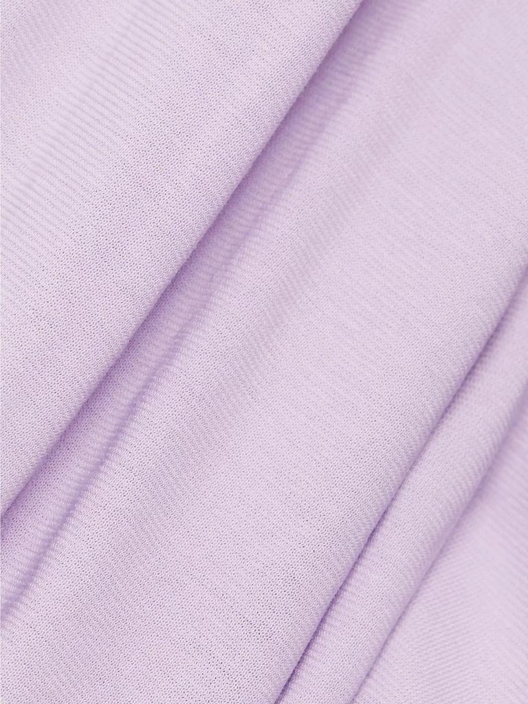 Issey Miyake Cotton Jersey Draped Maxi Dress 7
