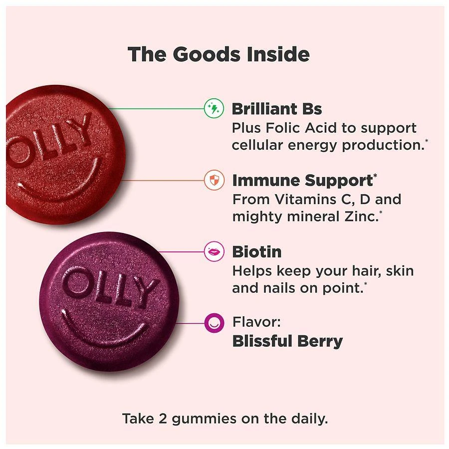 OLLY Women's Multi Blissful Berry 9