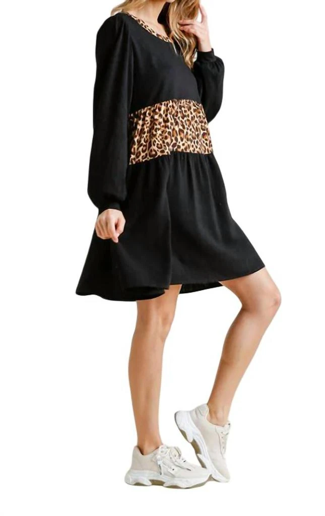 umgee Umgee - Leopard Tiered Babydoll Dress - Dresses & Skirts - Save Extra  30% OFF On $1 - Free Shipping - BeyondStyle