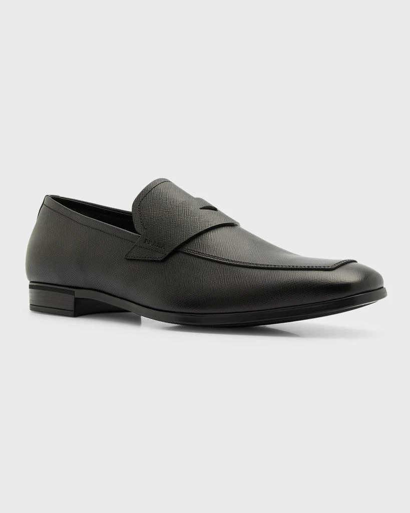 Prada Saffiano Leather Penny Loafer 3