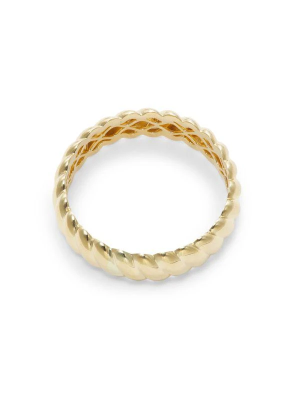 Saks Fifth Avenue 14K Yellow Gold Twist Band Ring 3