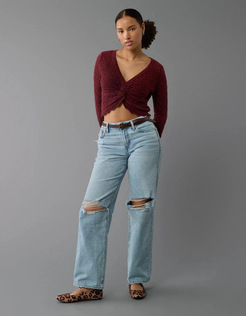 AE AE Strigid Curvy Ripped High-Waisted Stovepipe Jean 1