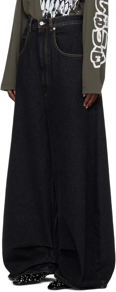 LU'U DAN Black Double XL Jeans 4
