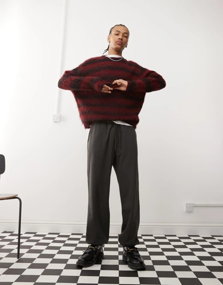 Weekday Weekday joggers in off-black 1
