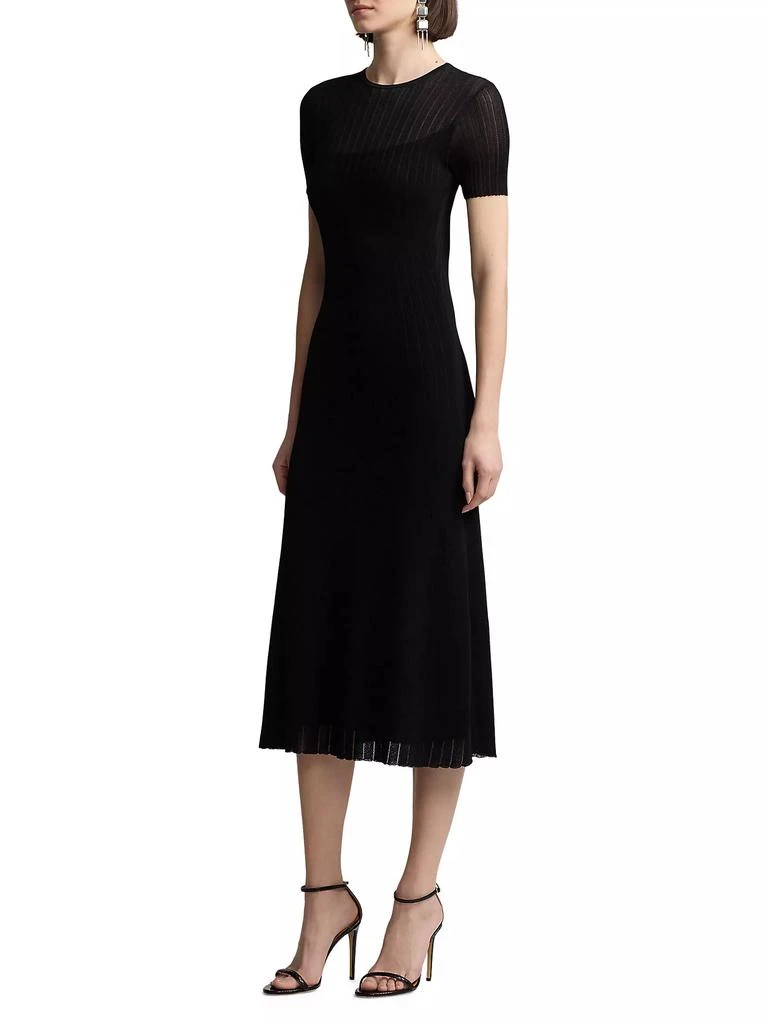 Ralph Lauren Sheer Chiffon Cocktail Dress 4