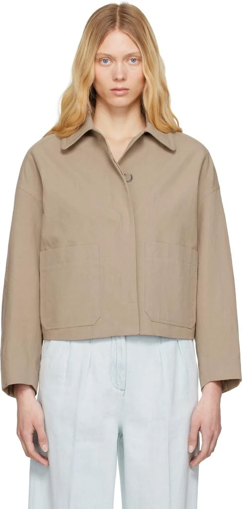 A.P.C. Beige Bianca Jacket 1