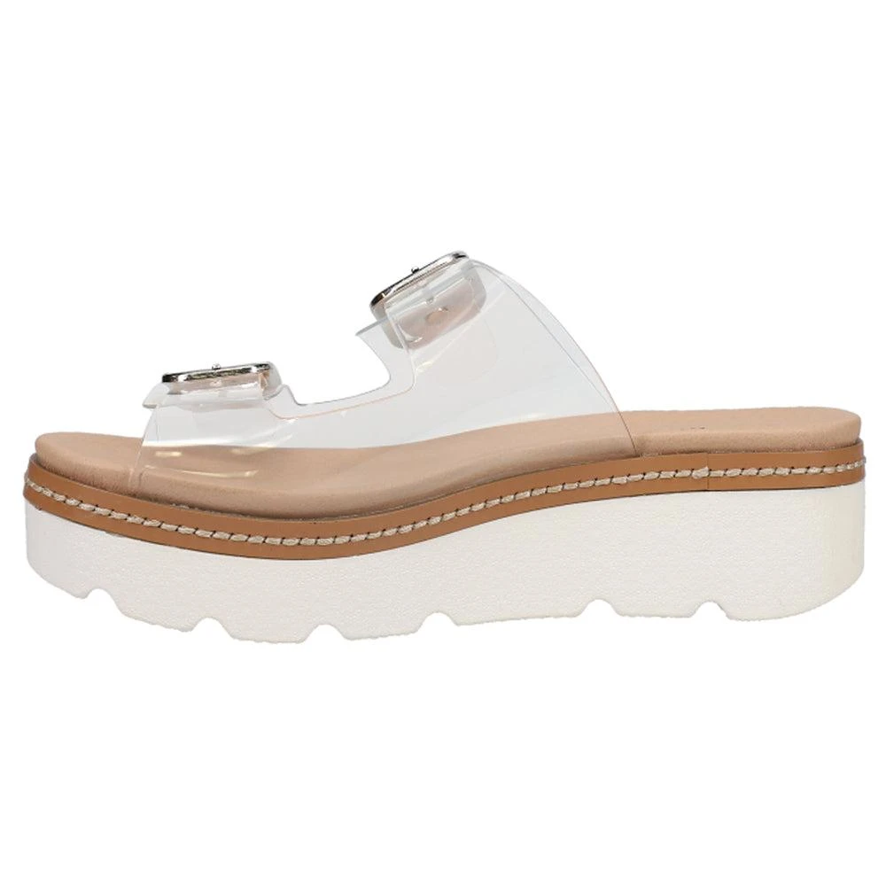 Chinese Laundry Surfs Up Clear Platform Slide Sandals 3