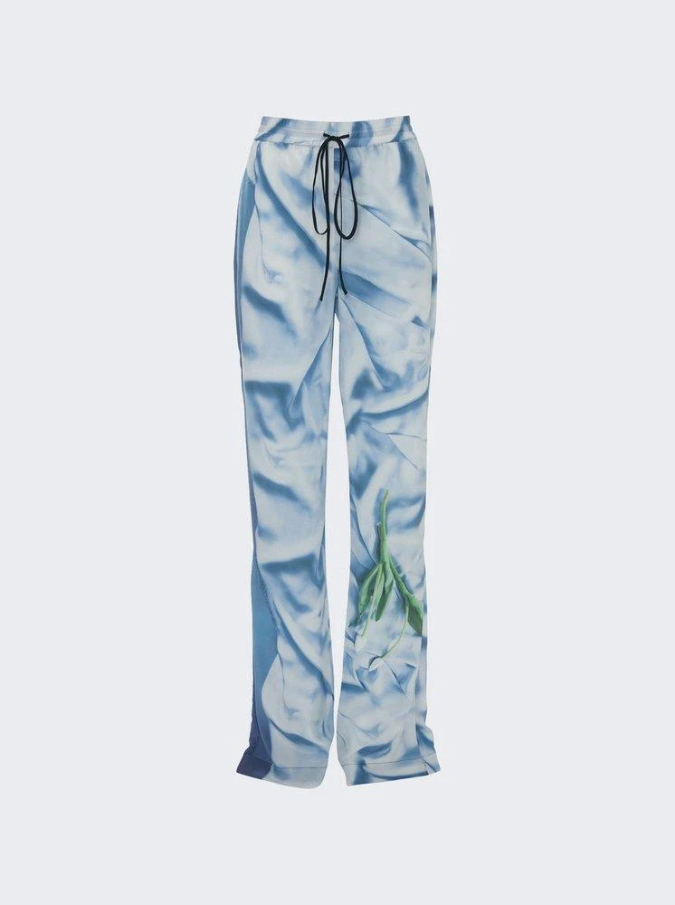 Victoria Beckham Victoria Beckham Pleat Detail Printed Pyjama Pants