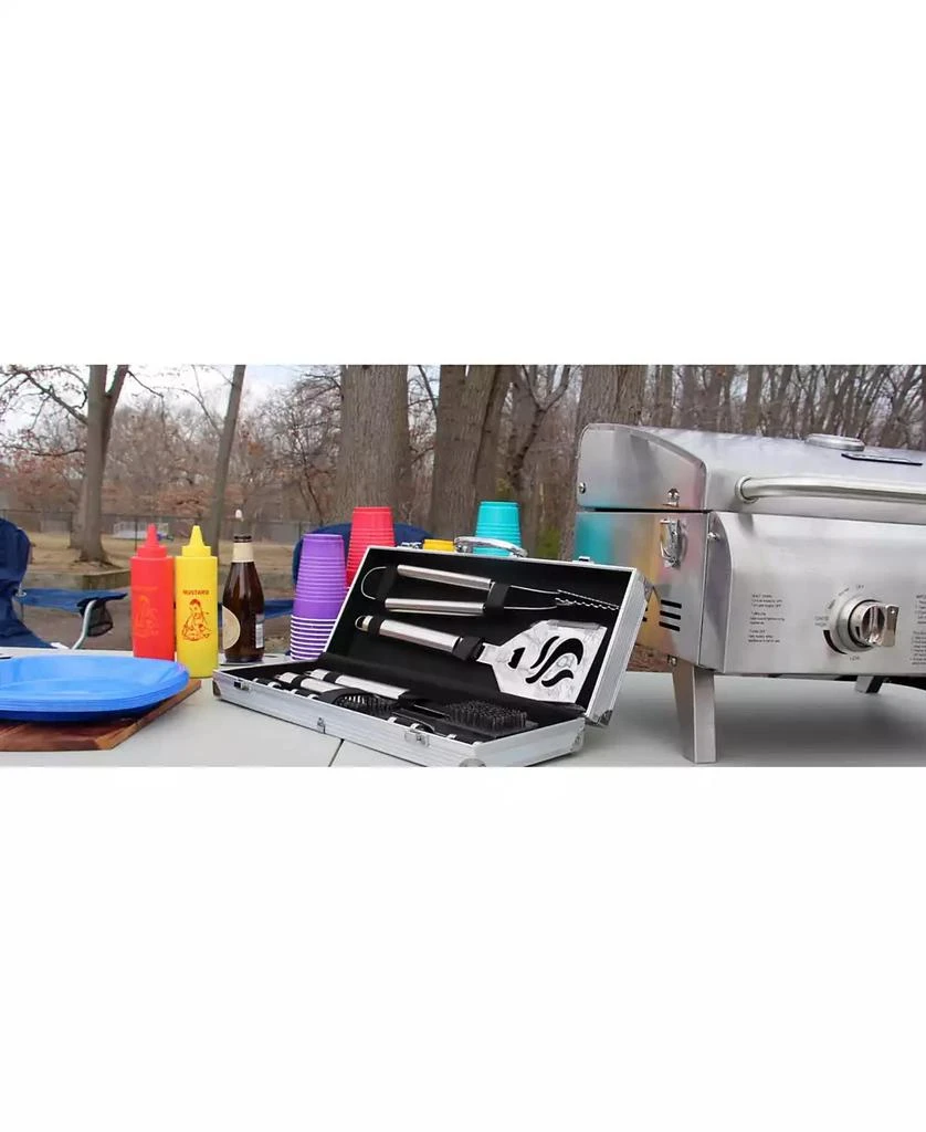 Cuisinart Deluxe Stainless-Steel Grill Set 14-Piece 2