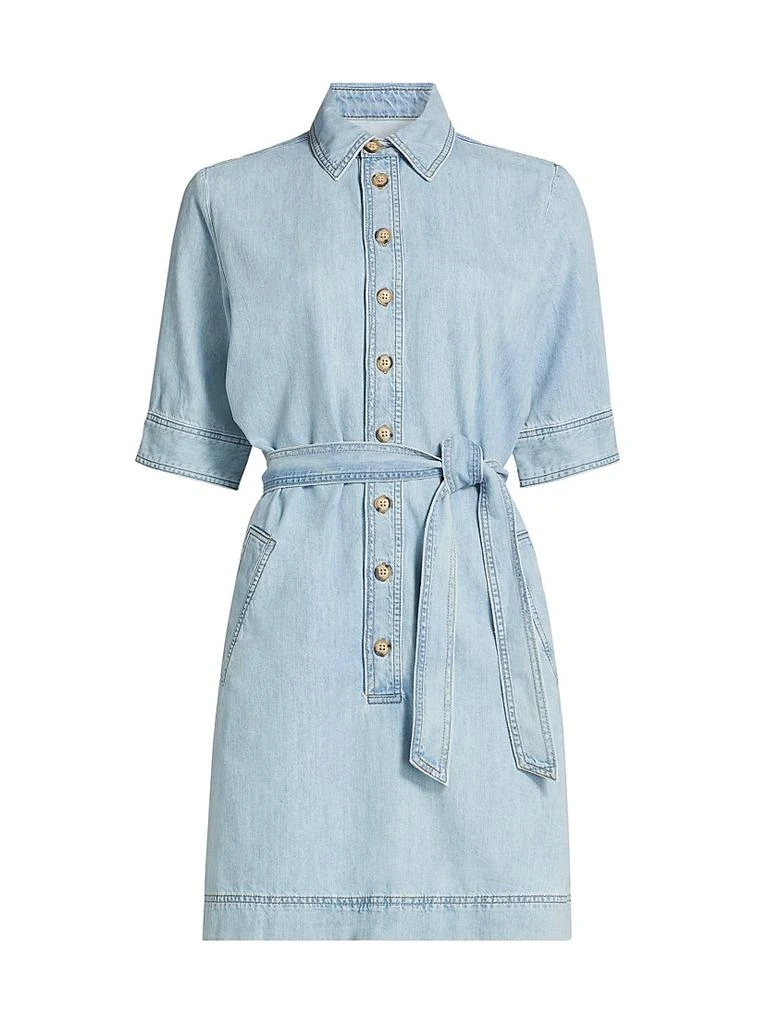FRAME Denim Belted Minidress 1