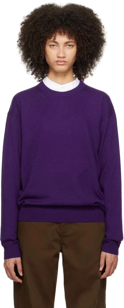 6397 Purple Slouchy Sweater 1