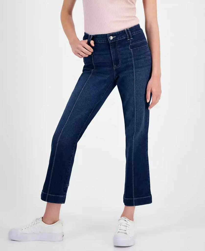 Nautica Jeans Women's Flared Demi-Bootcut Cropped Jeans 1