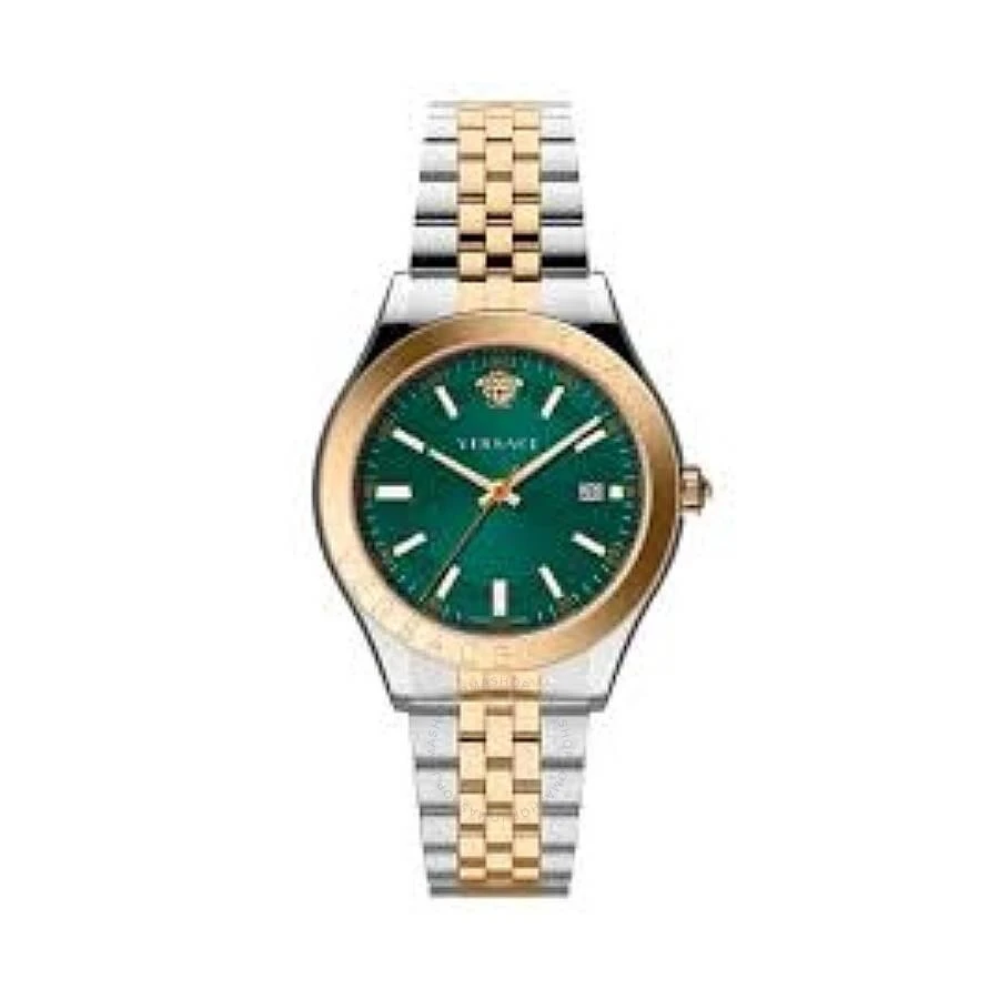 Versace Hellenium Quartz Green Dial Men's Watch VEVK01324 1