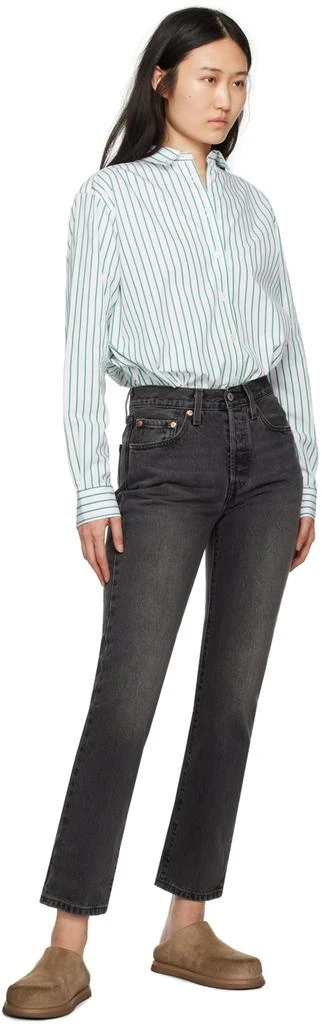 Levi's Black 501 Original Fit Jeans 4