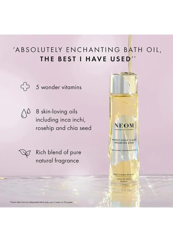 NEOM Real Luxury Wellbeing Soak Multi-Vitamin Bath Oil 100ml 4