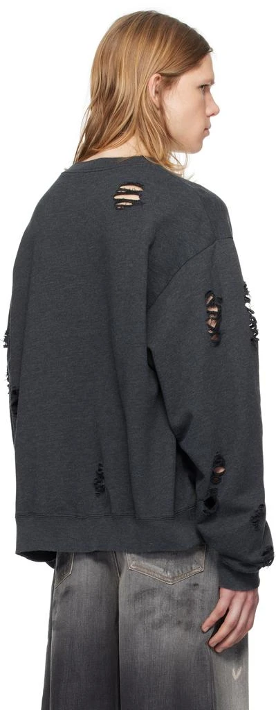 Acne Studios Black Printed Logo Sweatshirt 3