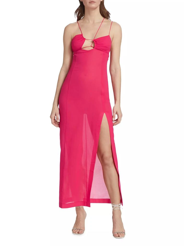 Nensi Dojaka Sleeveless Asymmetric Maxi Dress 3