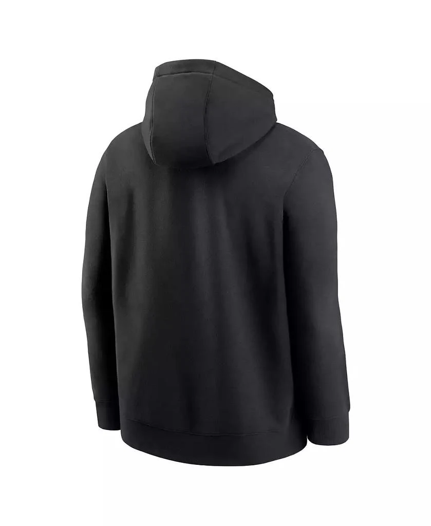 NIKE Men's Black Ohio State Buckeyes Hockey Club Fleece Pullover Hoodie 2