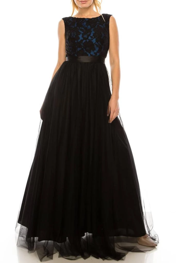 Shop Sleeveless Floral Lace Bodice Dress In Black Indigo on Sale at  BeyondStyle  Get 43% Off Sleeveless Floral Lace Bodice Dress In Black  Indigo with Limited-Time Flash Deals, Exclusive Discounts, and