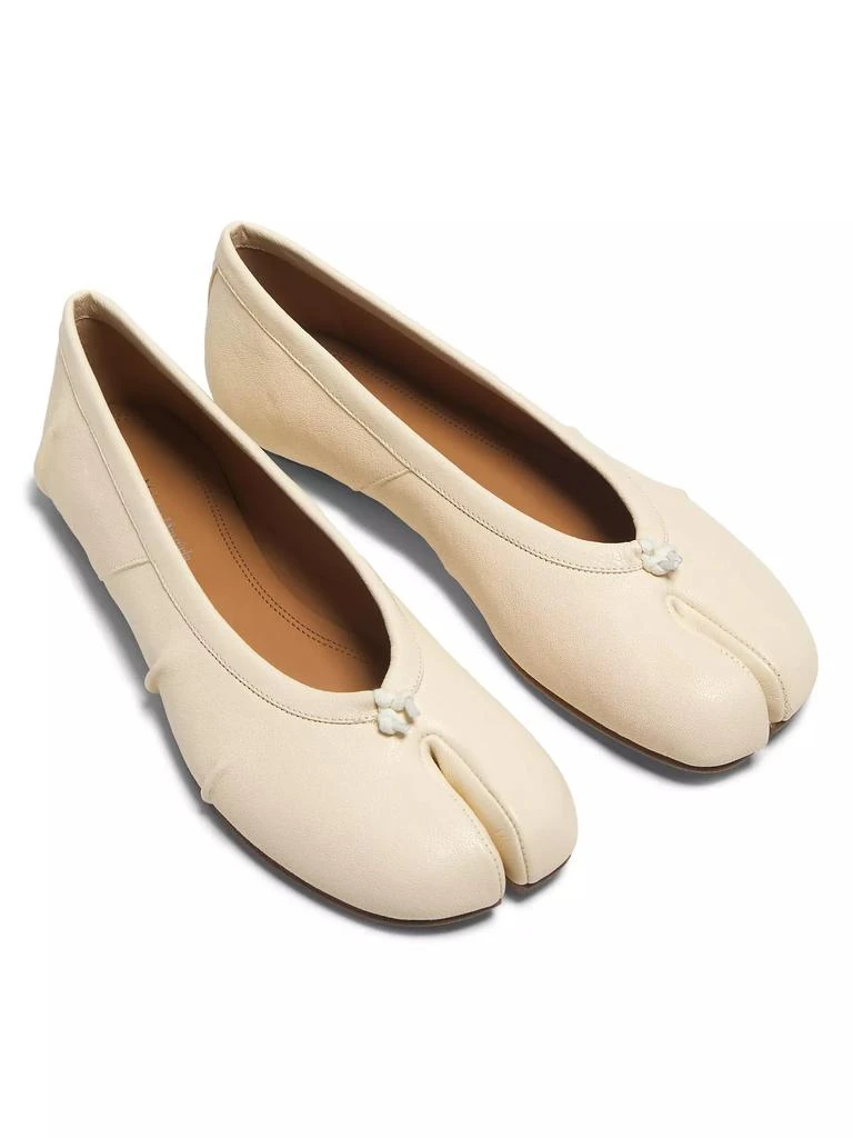 MAISON MARGIELA Tabi Leather Ballerina Flats 4