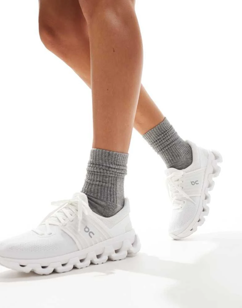 On ON Cloudswift 3 AD running trainers in all white 1