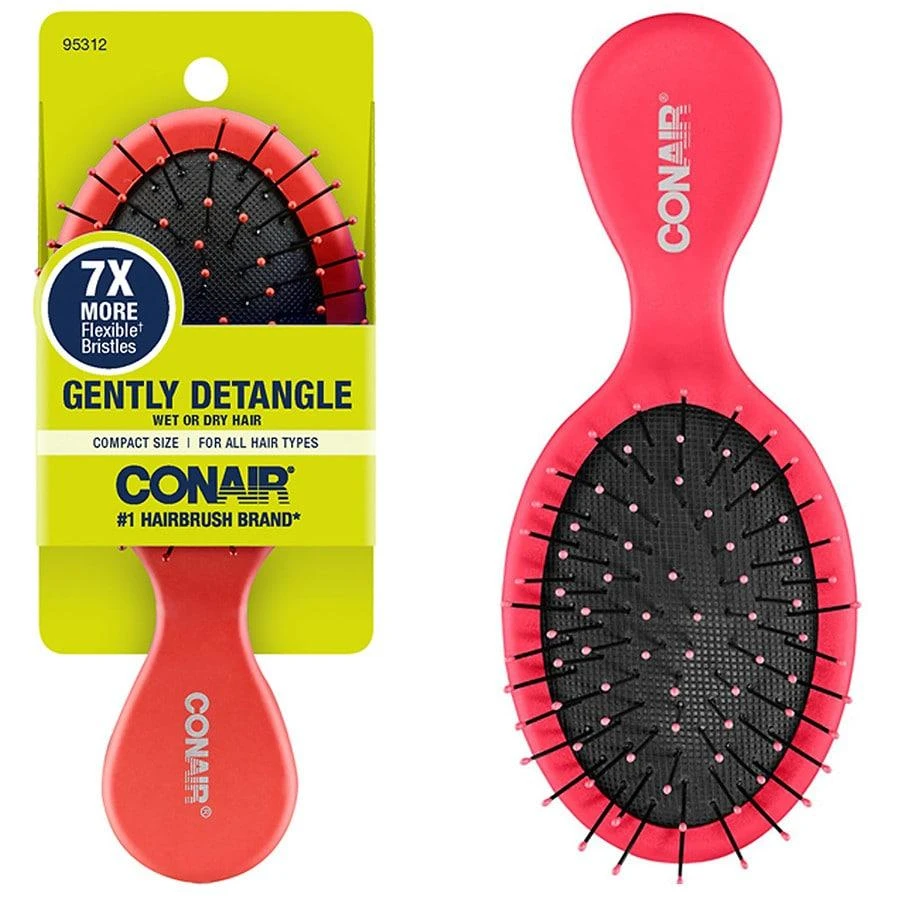 Conair Detangling Mid-Size Cushion Wet/Dry Hairbrush 6