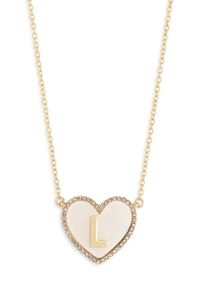 BAUBLEBAR Heart Initial Pendant Necklace 2