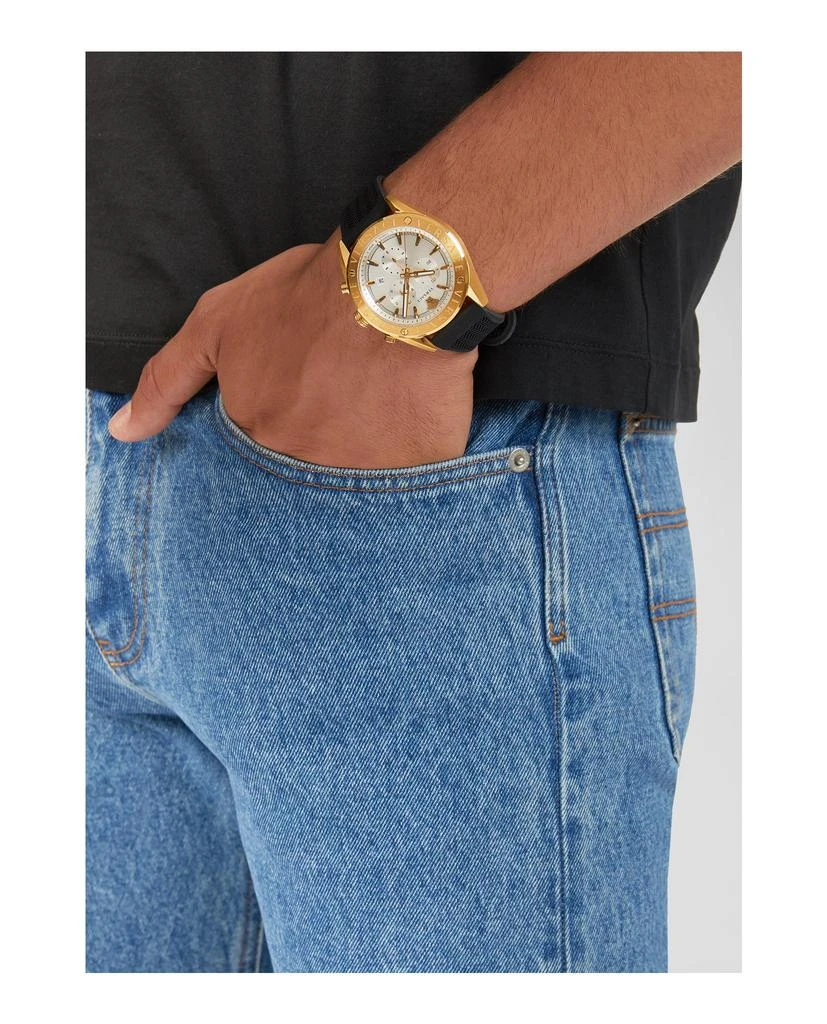Versace V-Chrono Silicone Watch 5