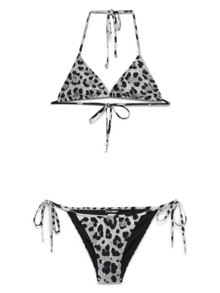Dolce & Gabbana Dolce & Gabbana Leopard-Print Bikini Clothing