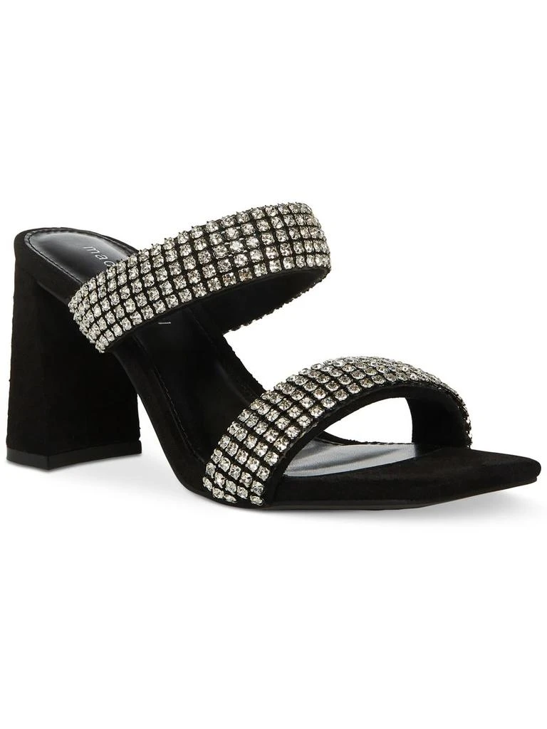 Madden Girl Witt Womens Rhinestone Slip-On Block Heel 1