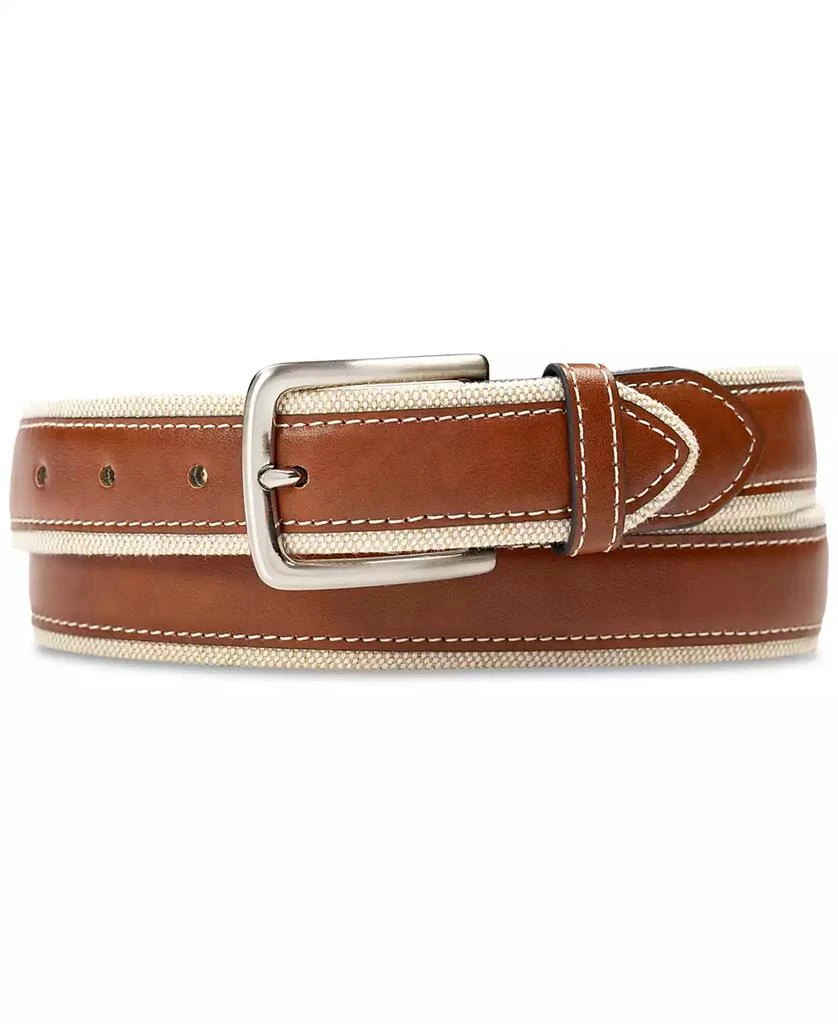 Club Room Men
s Canvas Overlay Belt, Created for Macy
s
