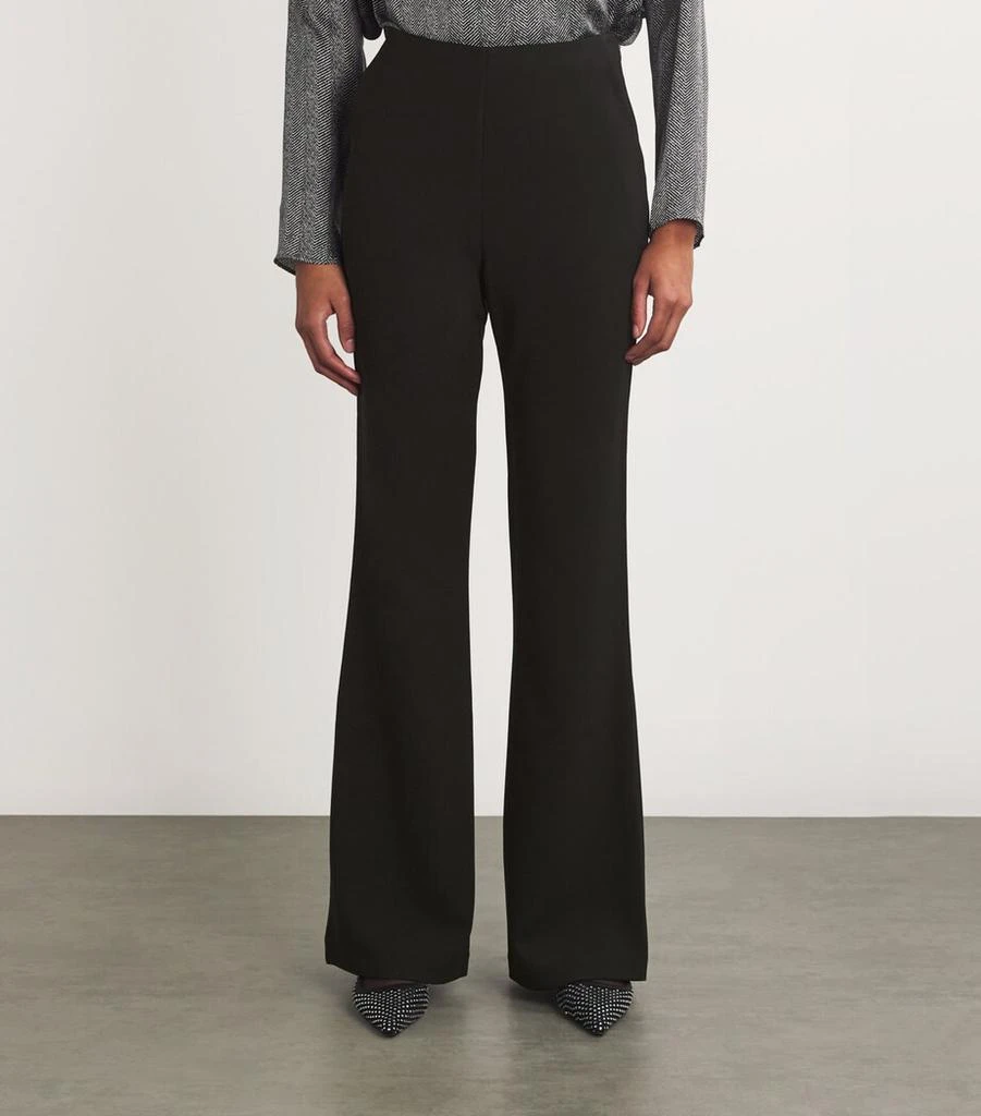 ROLAND MOURET Cady Fit-And-Flare Trousers 3