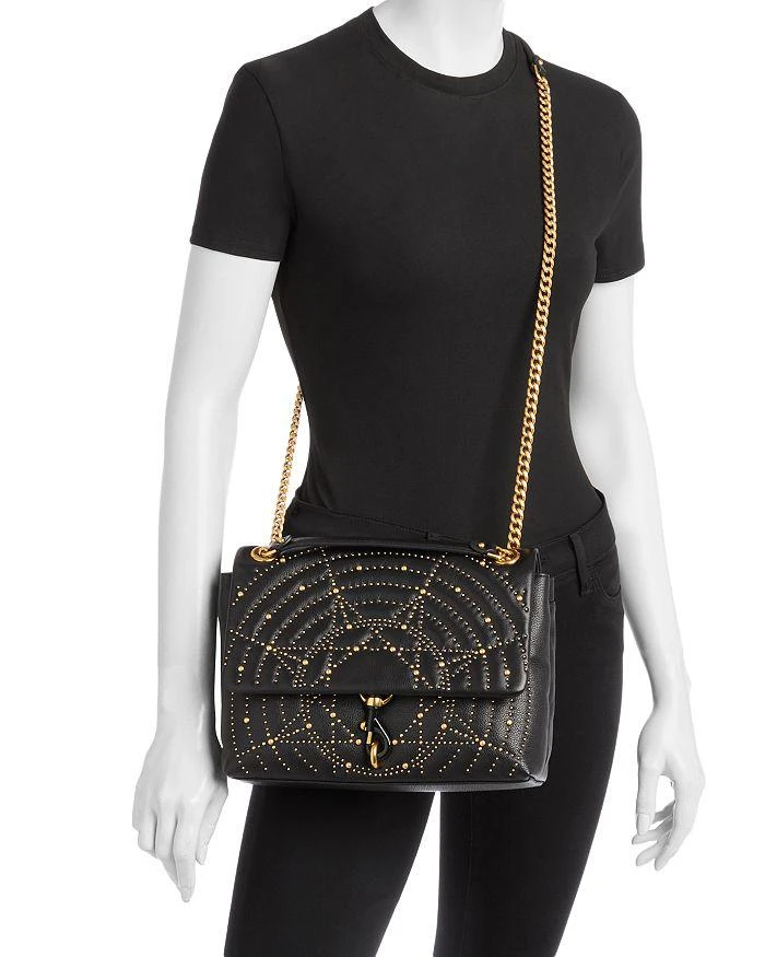 Rebecca Minkoff x Wicked Edie Embellished Leather Shoulder Bag - Exclusive 2