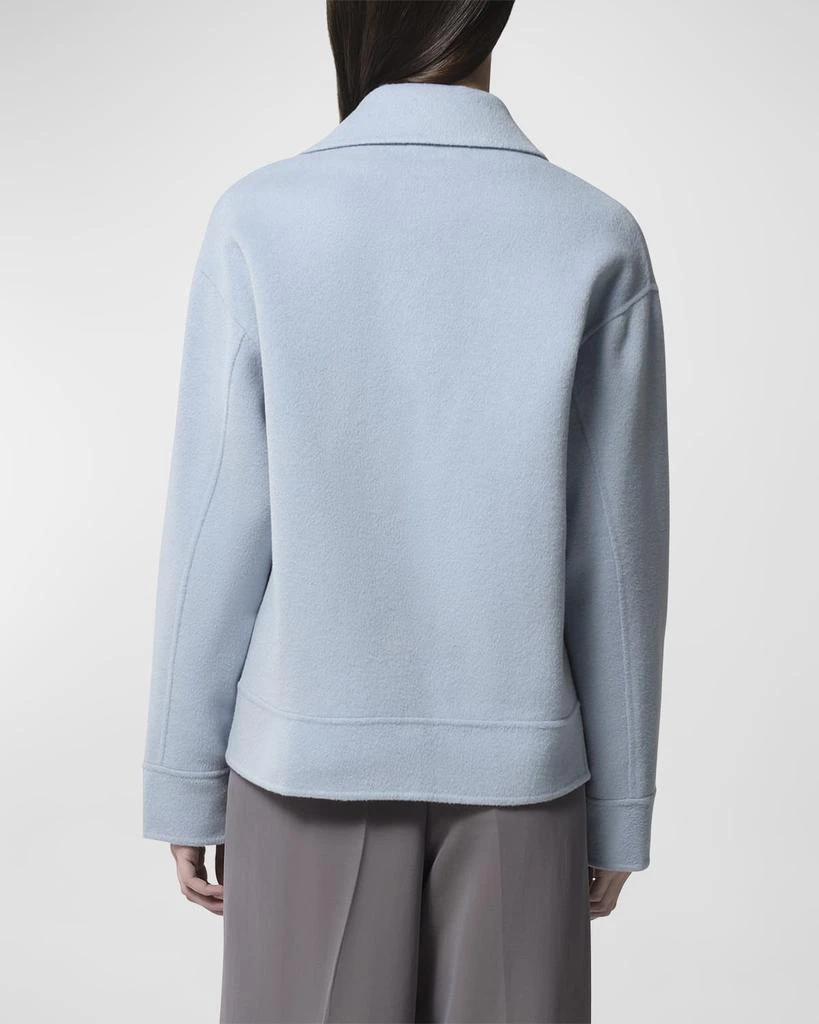 Soia & Kyo Double-Face Wool-Blend Moto Jacket 3