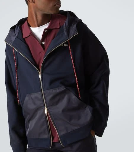 Miu Miu Cotton zip-up hoodie 5