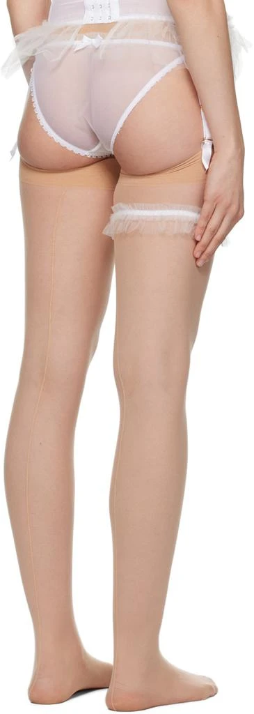 L'Agent by Agent Provocateur White Melle Garter 3