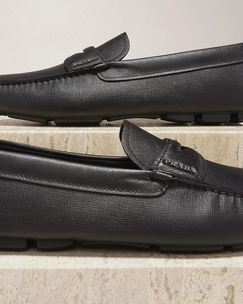 Prada Men's Saffiano Leather Penny Drivers 6