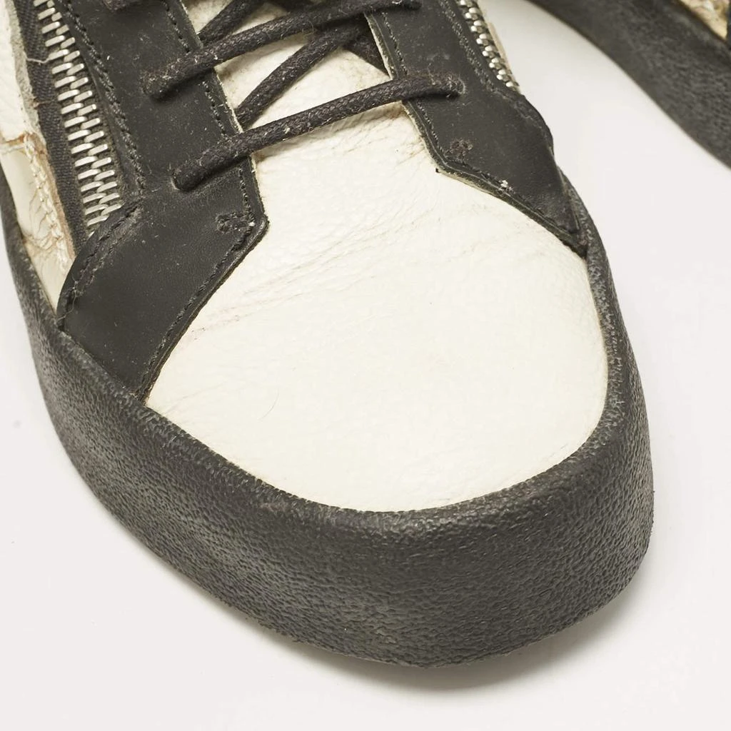 Giuseppe Zanotti Giuseppe Zanotti Tri-Color Leather Hero V Strap High Top Sneakers Size 41 8