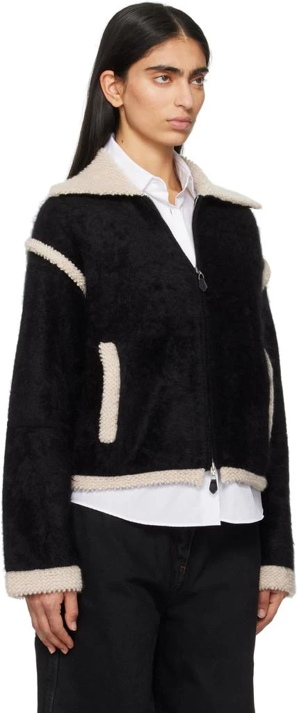 Guest in Residence Black Grizzly Bomber Jacket 2