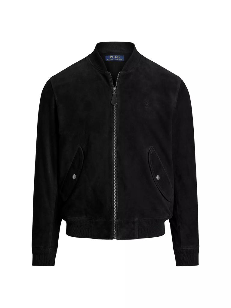 Ralph Lauren Suede Bomber Jacket