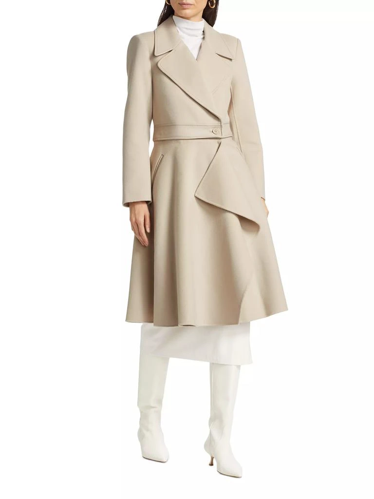 Mackage Rose Wool and Leather Coat 2