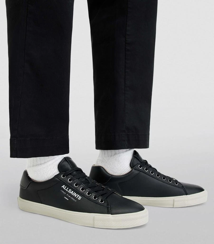 ALL SAINTS Leather Underground Low-Top Sneakers 6