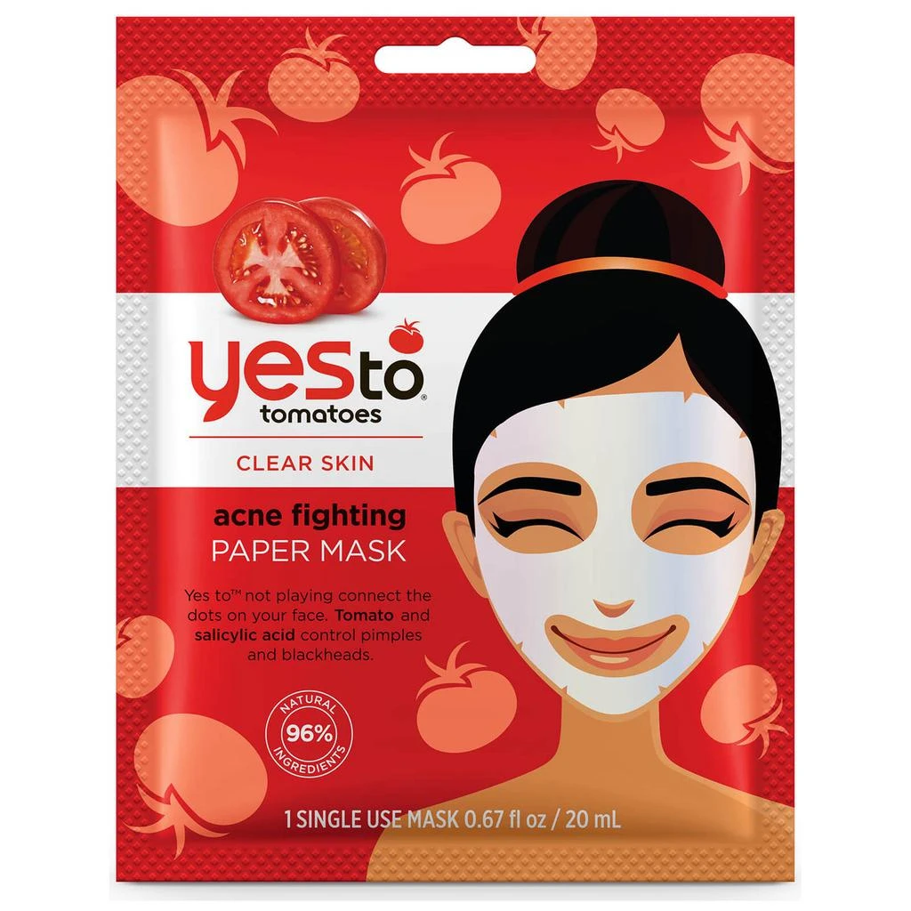 yes to yes to Tomatoes Blemish Fighting Paper Mask 20ml 1