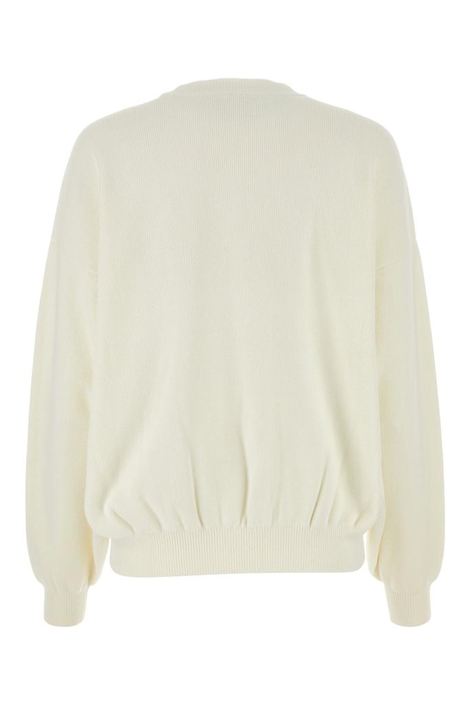 Alexander Wang Ivory stretch polyester blend sweater