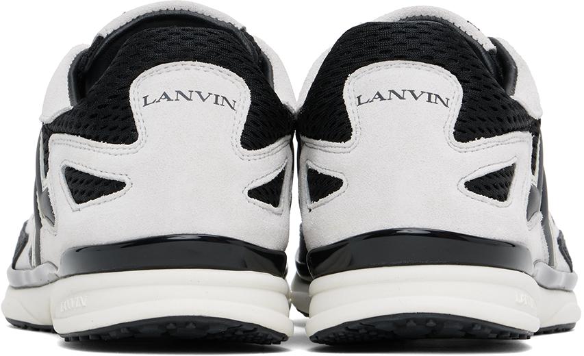Lanvin Black & White Meteor Sneakers