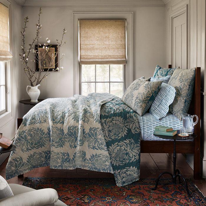 John Robshaw Asma Peacock Quilt, Twin