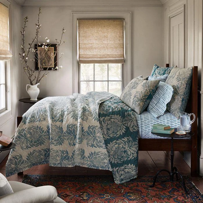 John Robshaw Asma Peacock Quilt, Twin 2